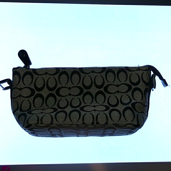 Coach style cosmetic bag clutch - Picture 1 of 4